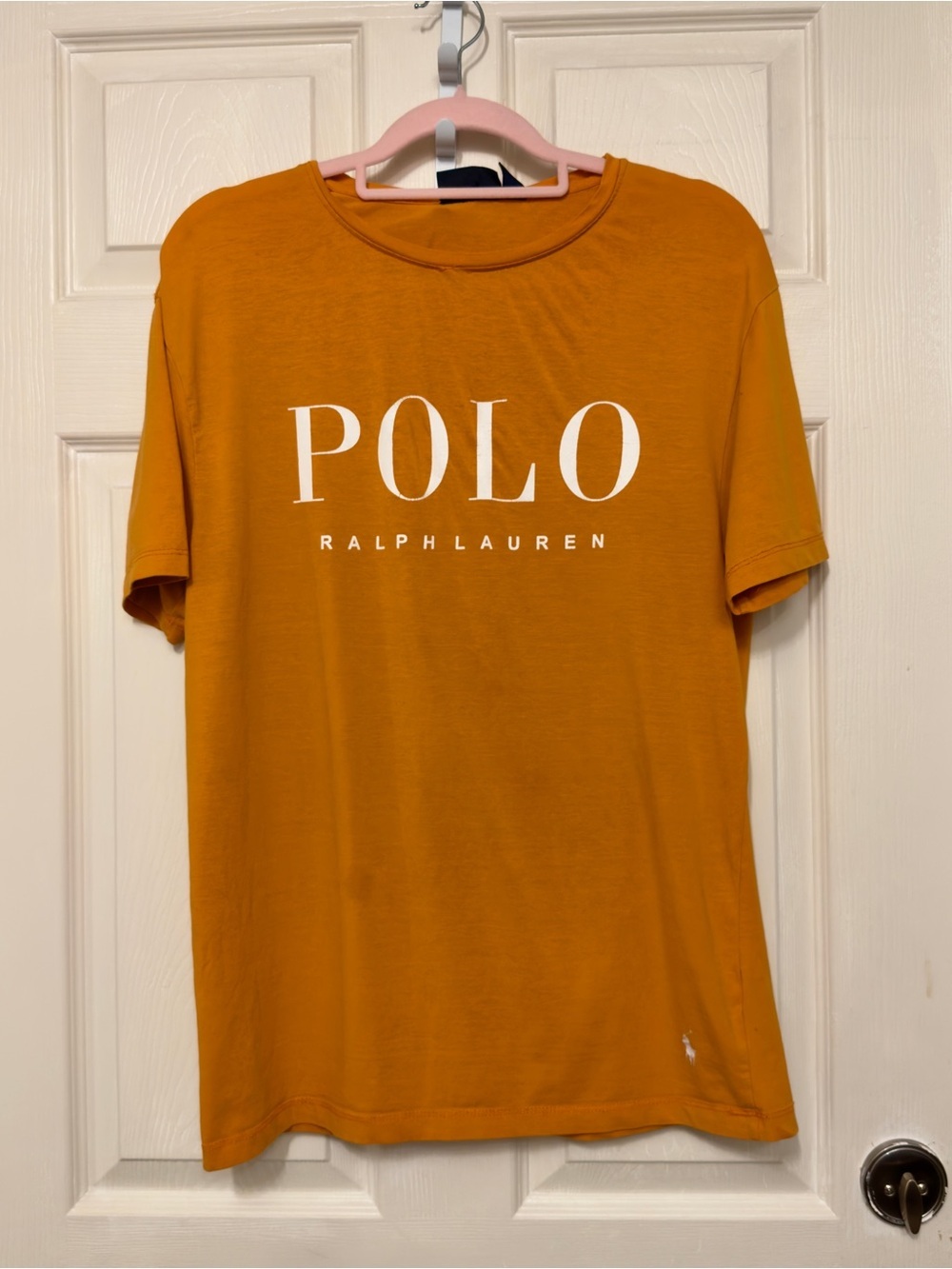 Polo Ralph Lauren Crewneck Tshirt Orange Mens Size XL